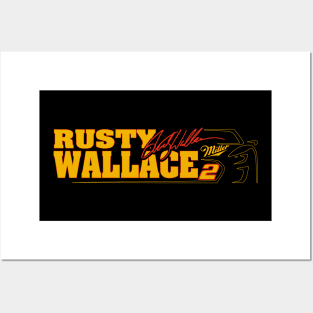 #2 Rusty Wallace Fan Posters and Art